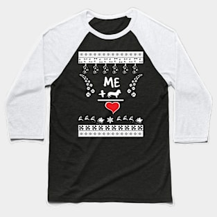 Merry Christmas Dog Baseball T-Shirt